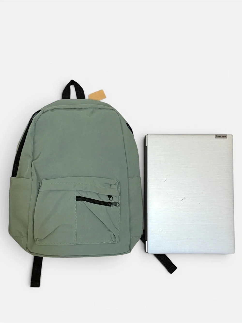 NEW Sage Green Backpack School College Travel Laptop Book Bag